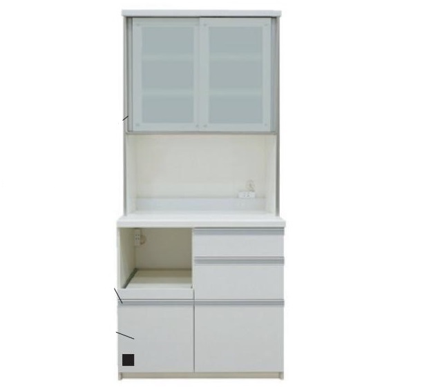 【送料無料】　パモウナ　【Pamouna】　食器棚　　LF/QFシリーズ　LF-900R