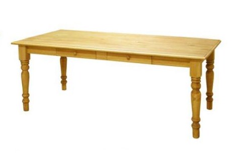 アイロスジャパン　　ダイニングテーブル　180　　アトリエ　パインムク材　　　　　【送料無料】