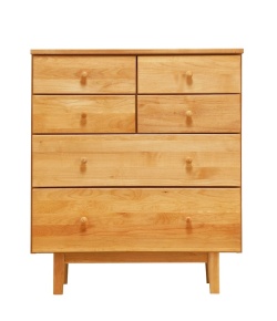 Ropa　ロパ　ミドルチェスト　80-4　NA　アルダー無垢材【送料無料】　