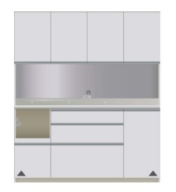 パモウナ【Pamouna】　食器棚　DIL/DIR-1600R　【送料無料】