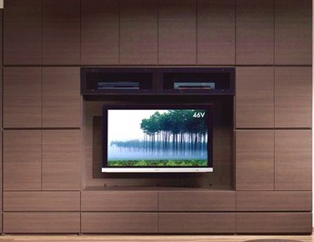 パモウナ【Pamouna】 壁面収納 SWシリーズ 320cm幅 壁掛けTV金具・上置 