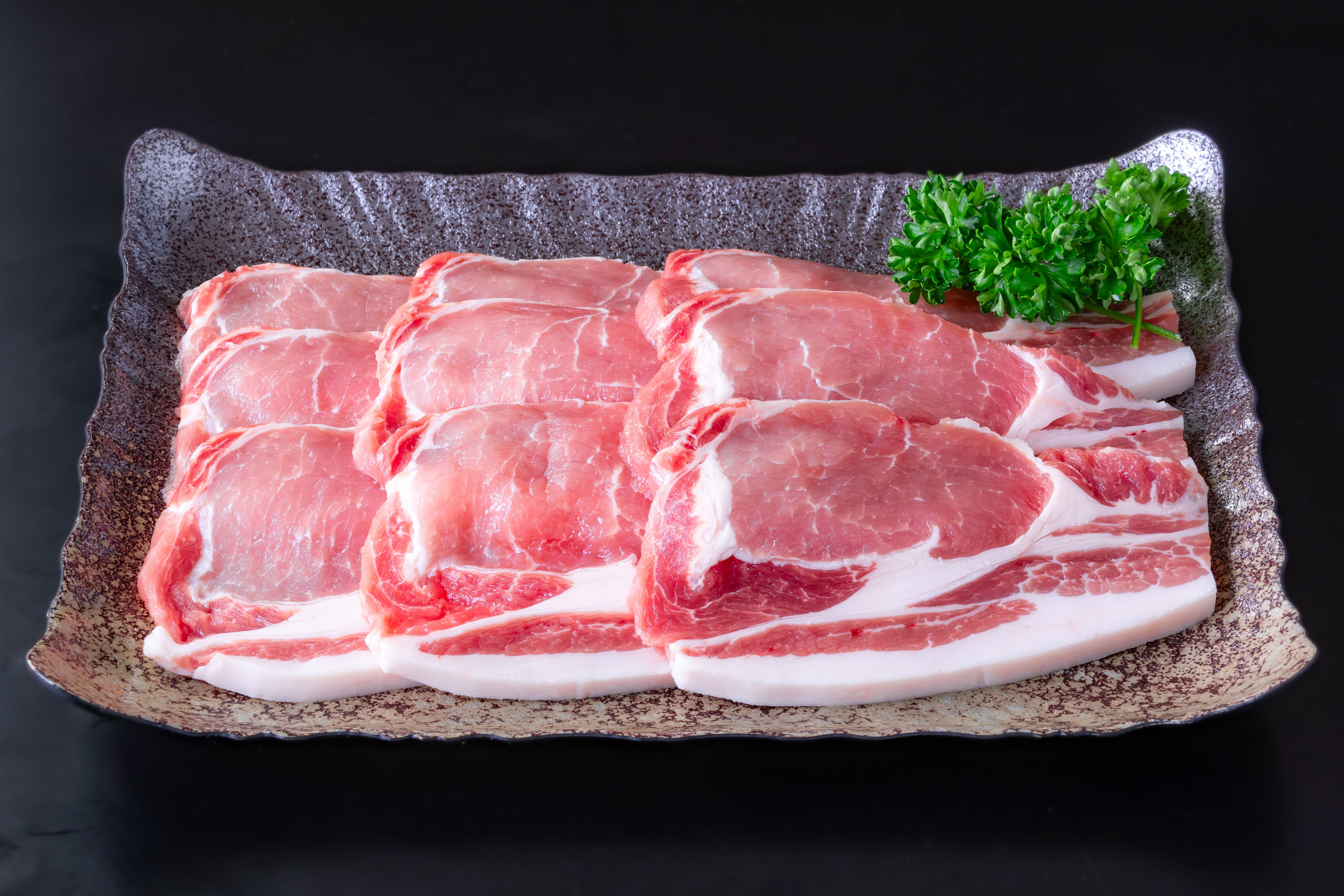 （冷蔵）桜山豚(ロース肉)焼肉用　箱入り包装