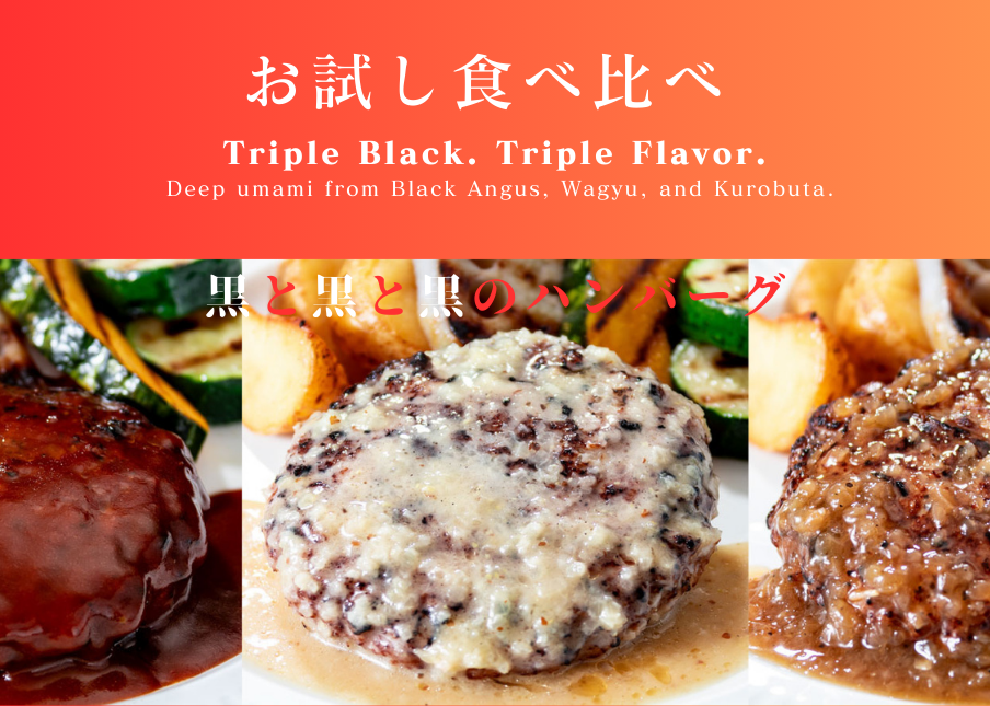 ハンバーグ3種 お試し食べ比べセット