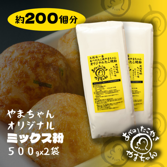 やまちゃんオリジナルミックス粉(500g)×2袋