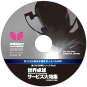 強くなる実戦シリーズNo.6 世界卓球サービス大特集（ブルーレイ） 〔45分〕