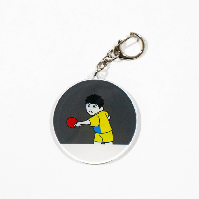 【丹羽孝希グッズ】KOKI NIWA×岡山リベッツコラボキーホルダー（カットブロックver.）