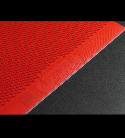 アタック８ 48°タイプ　L粒（表ソフト）ラバー