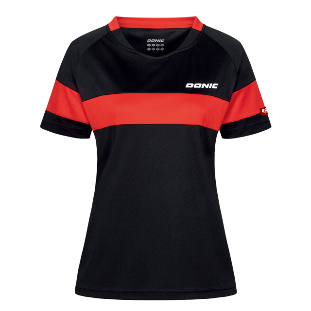 DONIC - 【希少品】ＤＯＮＩＣ／ドニック★シャツ ライオン★ブラック×マゼンダ★ＸＬサイズ Tischtennis-Textilien für Herren von DONIC online shoppen