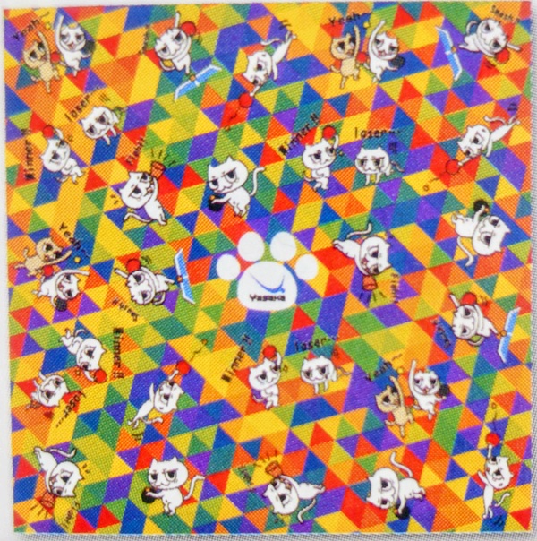 にゃんこカラーシート　トライアングル