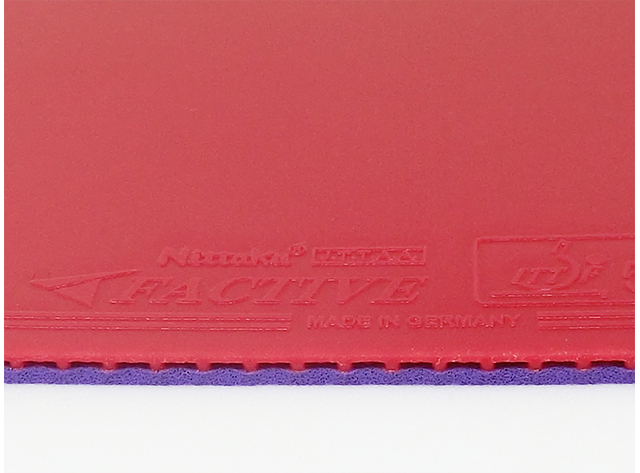 Nittaku - 卓球 ラバー ファクティブ 赤 中(4枚セット)新品 楽天市場】Nittaku ファクティブ レッド 厚 [ 卓球ラバー 裏