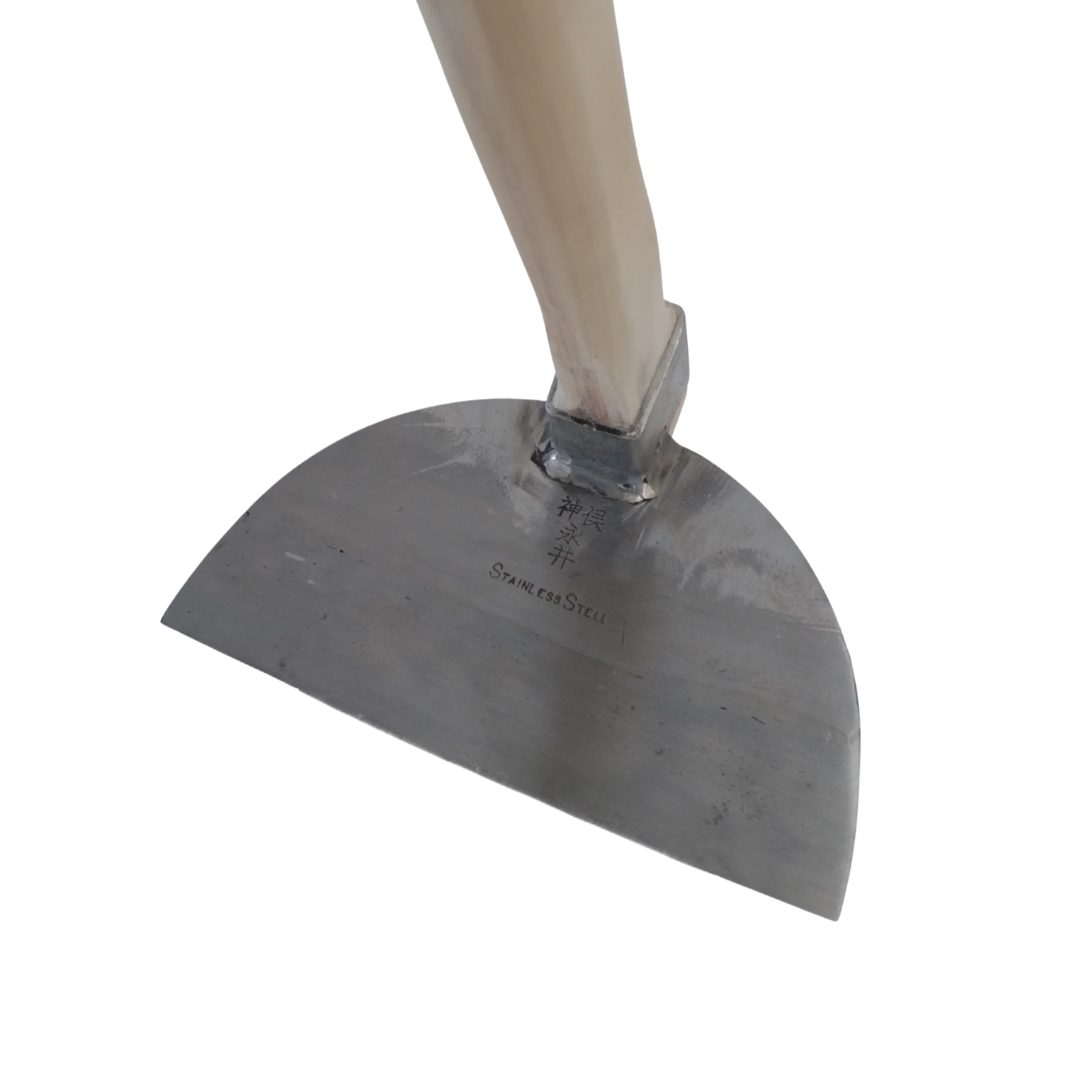 【永井のくわ　草削りステンレス21センチ】普通サイズ　ステンレス製鋼付21センチ草削り　福島県の名工『永井のくわ』の人気商品を弊社が製造を正式に継承しました