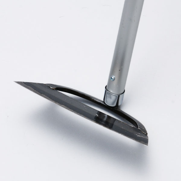 【全鋼立鎌 210ミリ コラボグリップ】畝間越しの除草に軽く長柄の立鎌 刃欠けに強い全鋼製 【櫛形草削り(全鋼)】刃先