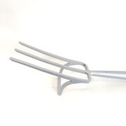特価品　塗装難あり【デザイン農具｜踏み鋤三本刃】作業が楽な足掛け付きの踏み鋤三本刃　一点限り