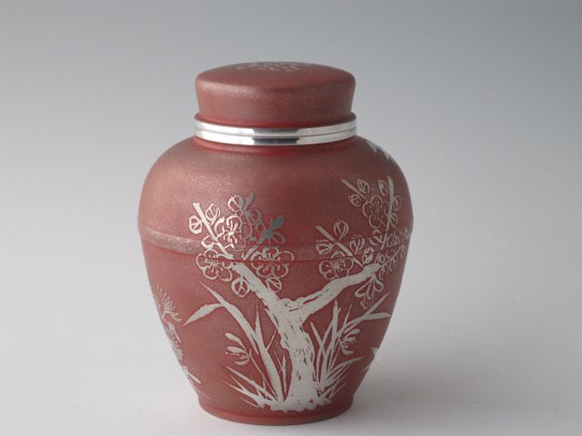 錫光,茶器,大八半壺,四君子1