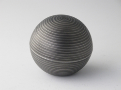 茶入「CHAPA 」黒漆 錫光
