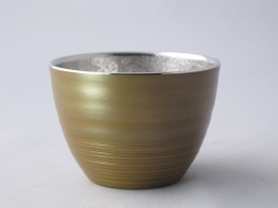 錫光、酒器、花ことばそば猪口、山吹