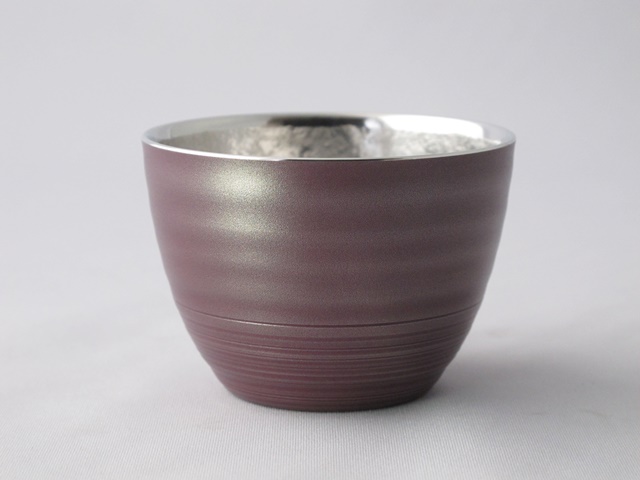 錫光、酒器、花ことばそば猪口、紫