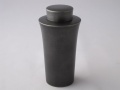錫光、茶器、切立大、無地黒