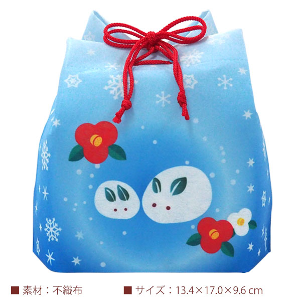 雪うさぎと椿プチギフト