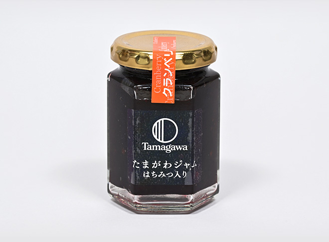 たまがわジャム（はちみつ入り）クランベリー