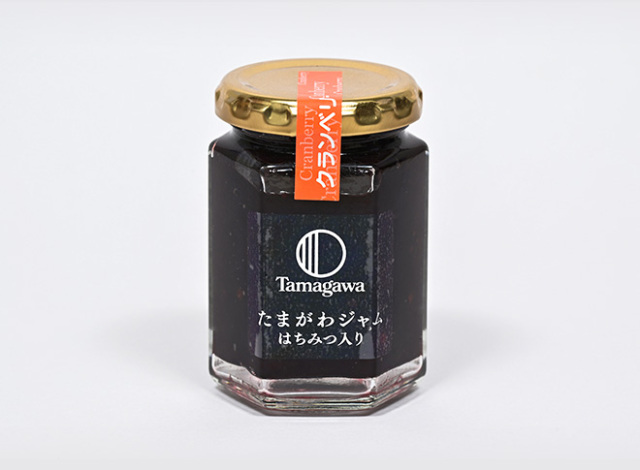たまがわジャム（はちみつ入り）クランベリー