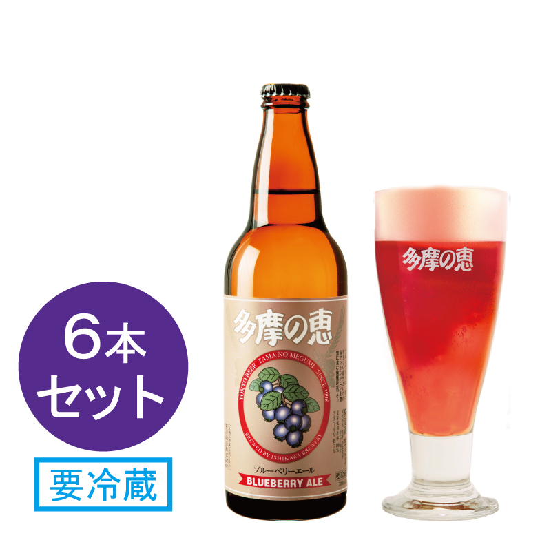 多摩の恵「ブルーベリーエール」500ml　6本入