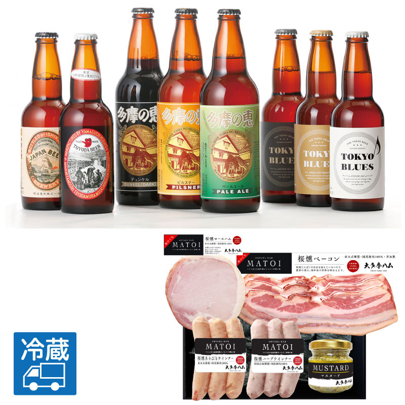 「ハムハム（8686円）」ビールセット