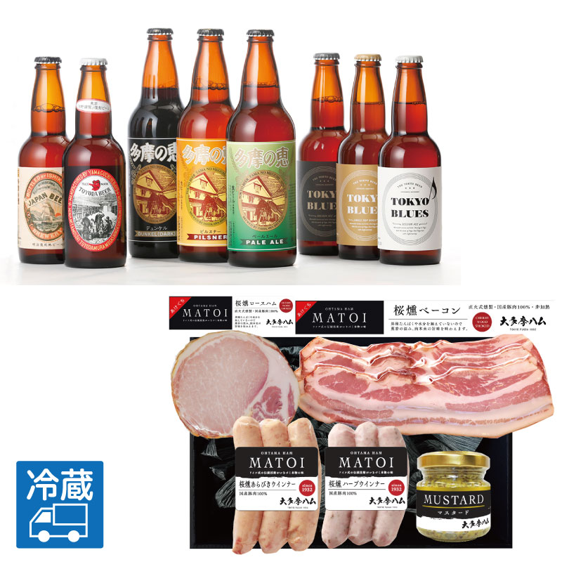 「ハムハム（8686円）」ビールセット