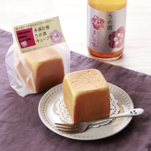 多満自慢 うめ酒キューブケーキ