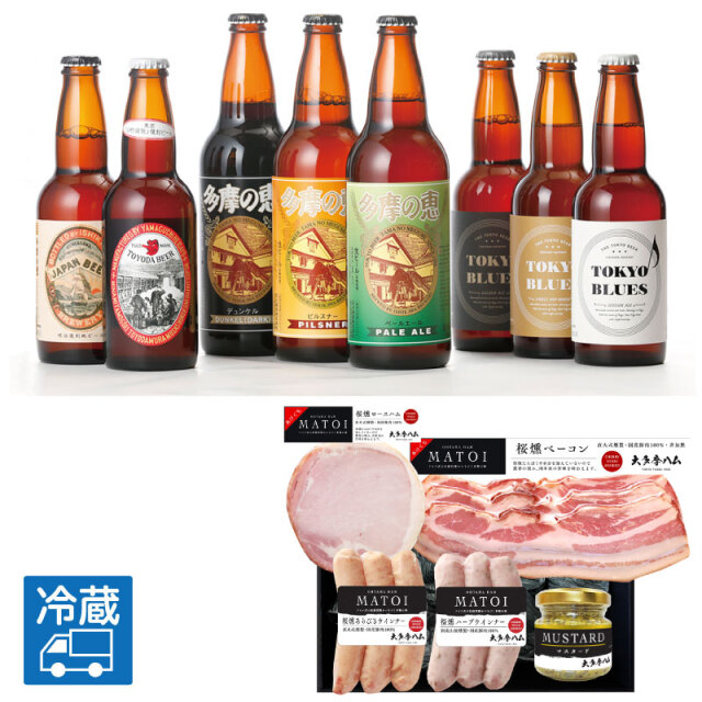 「ハムハム（8686円）」ビールセット