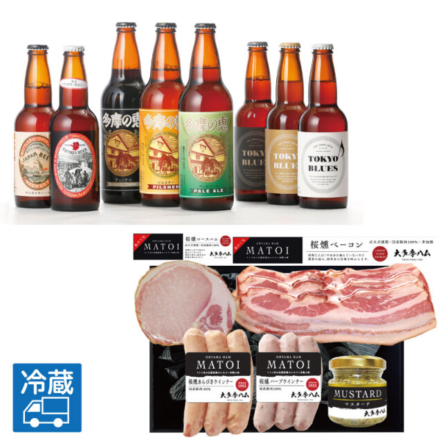 「ハムハム（8686円）」ビールセット