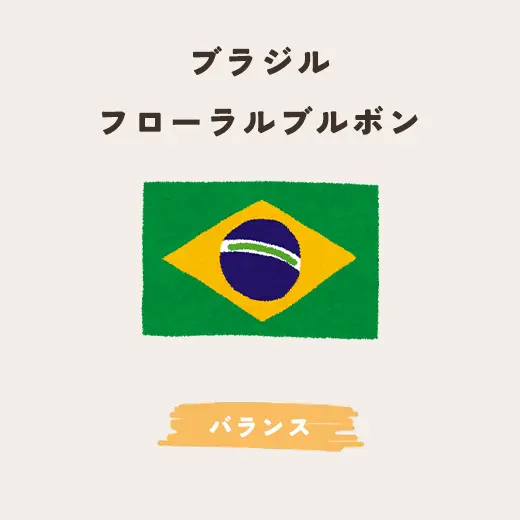 ブラジル　フローラルブルボン 生豆200g
