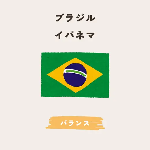 ブラジルイパネマ 生豆200g