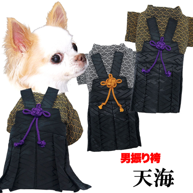 男振り袴 天海(あまみ)《名入れ可能》【犬服専門店タムベディ】