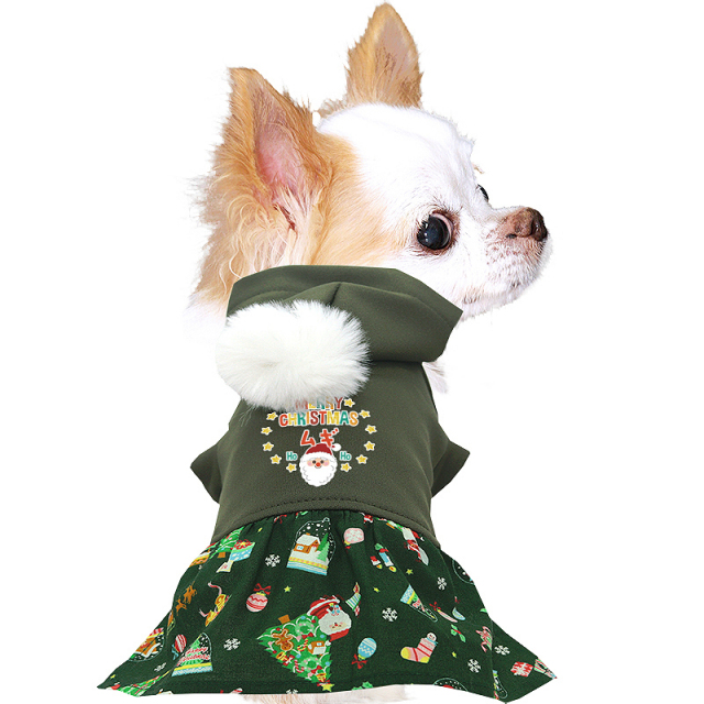 わんこ　 クリスマスワンピース 楽天市場】犬服 クリスマス ワンピース 可愛い チェック柄 秋冬