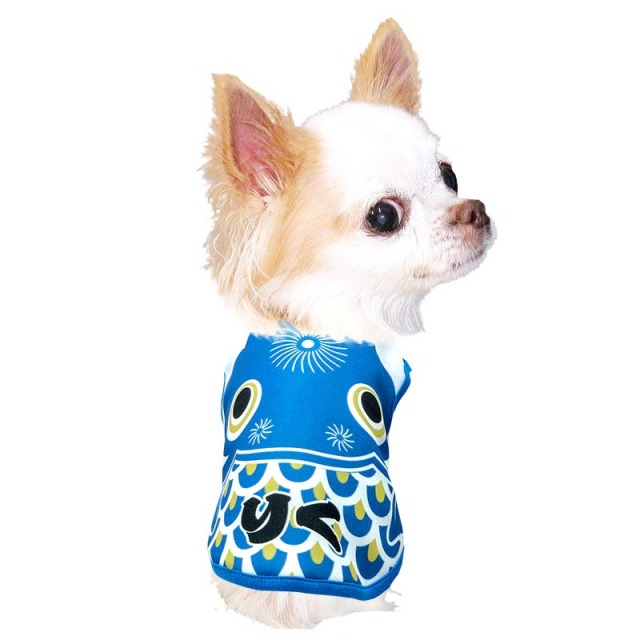 鯉のぼり　犬服　大型犬　完成品　緑 鯉のぼり 犬服 大型犬 完成品 緑