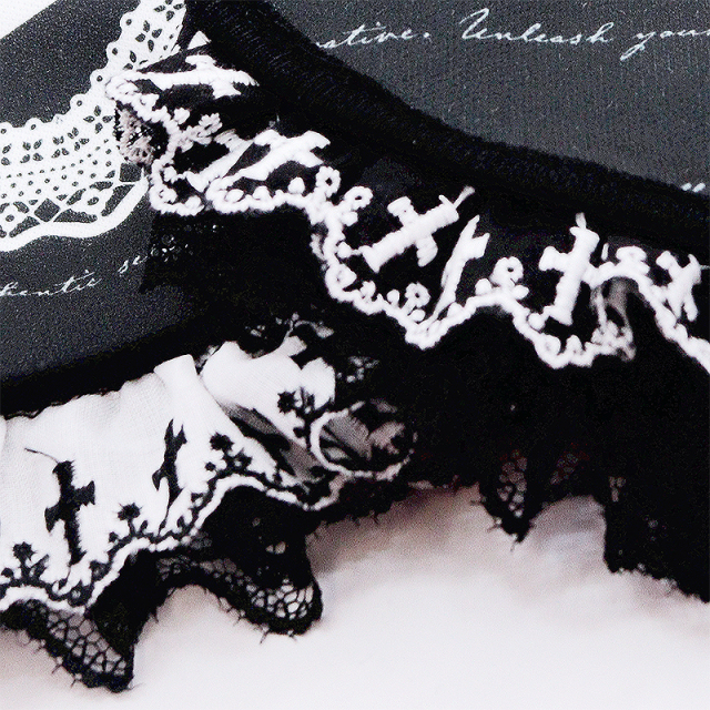 愛犬のお名前入りモノクロームワンピース