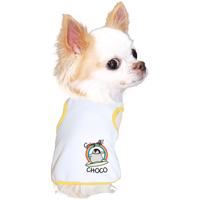 愛犬のお名前入り 接触冷感素材 クール ペンギンウェイブ