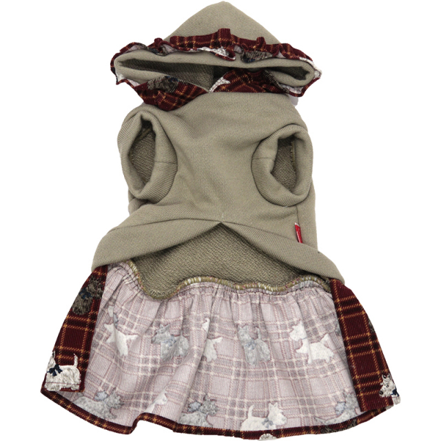 愛犬のお名前入り リボンテリアワンピース【犬服専門店タムベディ】(O