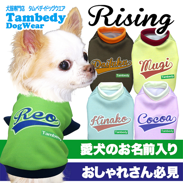 愛犬のお名前入りライジング