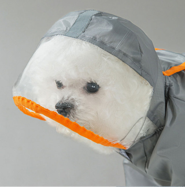 しっぽカバー付きレインウエア【犬服専門店タムベディ】