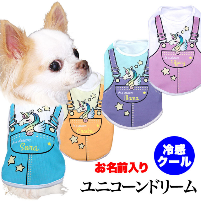 愛犬のお名前入りユニコーンドリーム