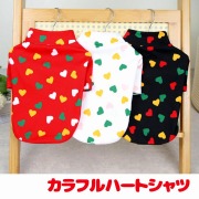 カラフルハートシャツ