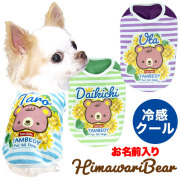 愛犬のお名前入りヒマワリベア