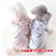 ショルダーリボンシャツ