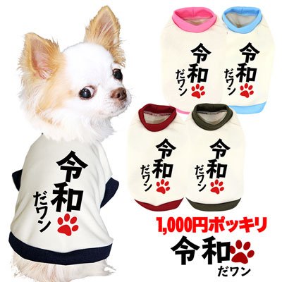 令和だ!ワン!シャツ