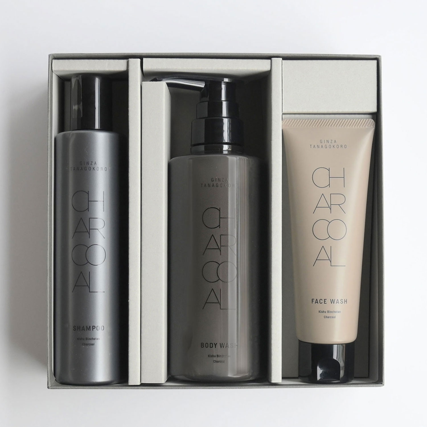 チャコールスキンケアギフト [紀州備長炭配合]