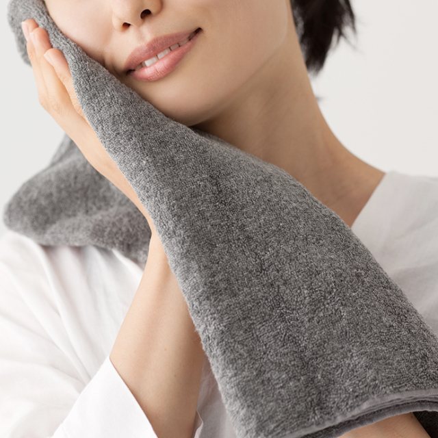 チャコールバー160g＆フェイスタオルのギフトセット/【備長炭