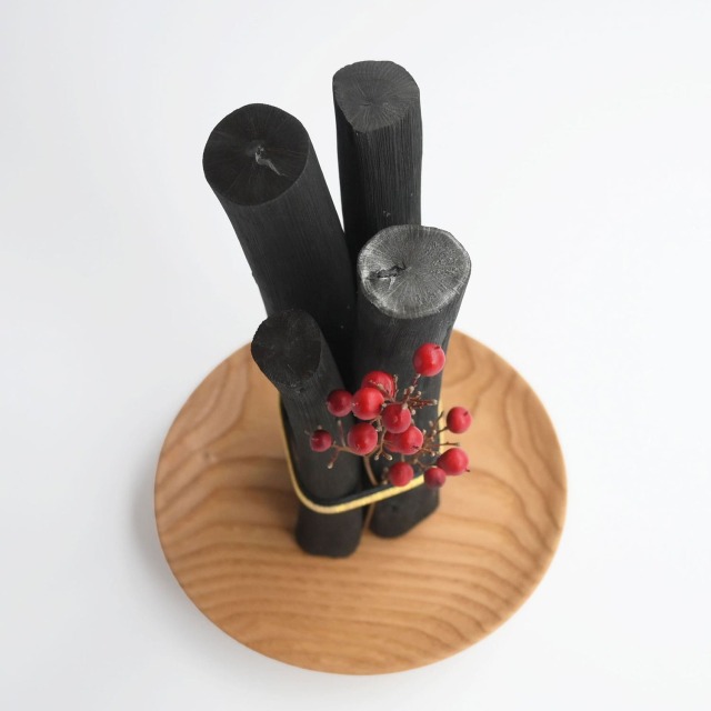 円 / 栗 [備長炭オブジェ] /銀座紀州備長炭ショップ 掌 オンラインショップ