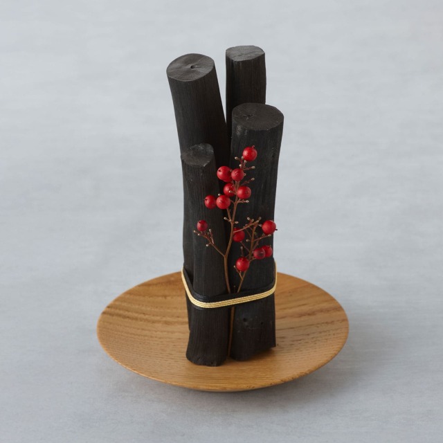 円 / 栗 [備長炭オブジェ] /銀座紀州備長炭ショップ 掌 オンラインショップ